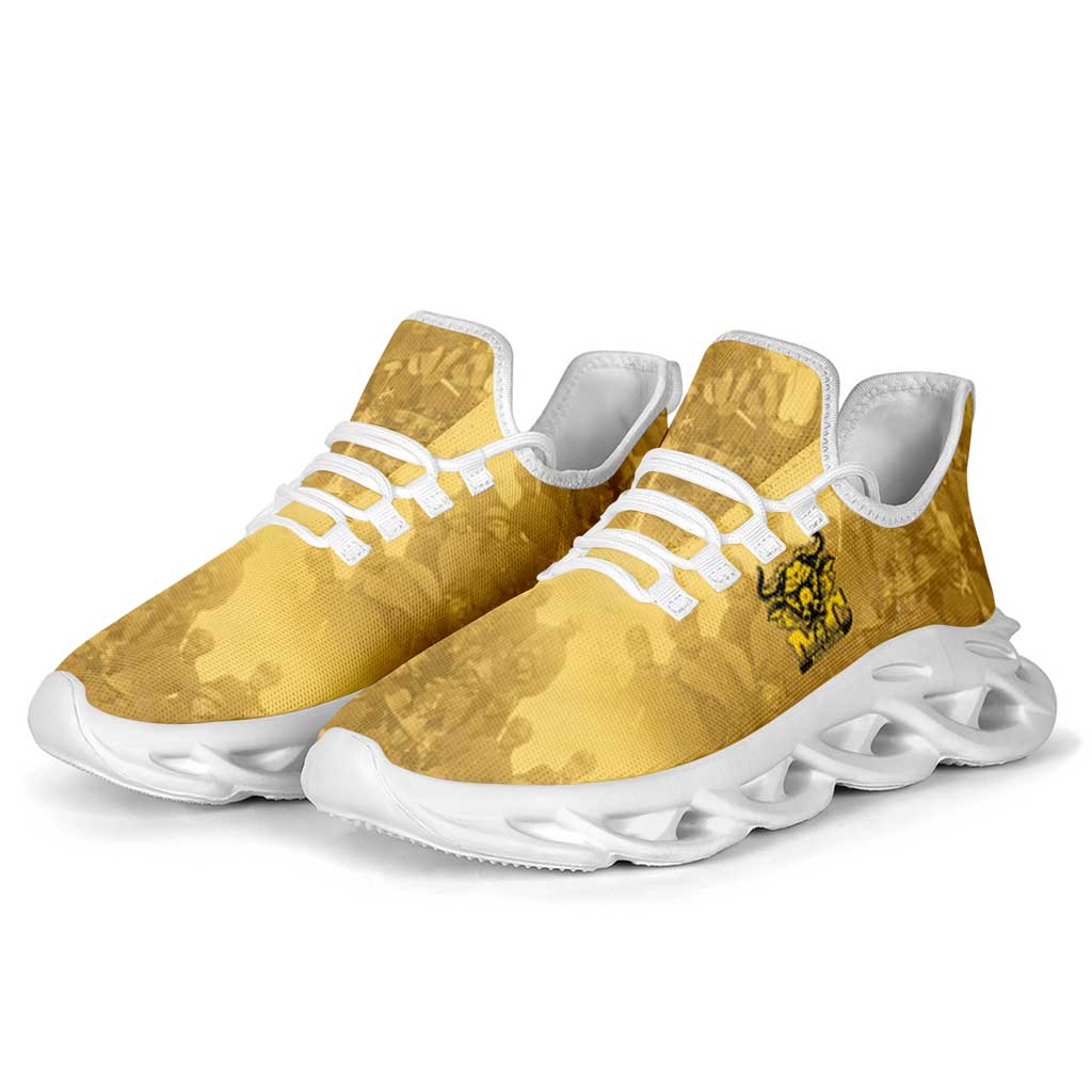 Buffalo Soldier Clunky Sneakers African American Heroes - Yellow - African Pride
