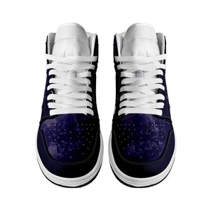 Buffalo Soldier High Sneakers AJ1 African American Heroes - Navy Blue LT15