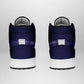 Buffalo Soldier High Sneakers AJ1 African American Heroes - Navy Blue - African Pride
