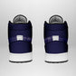 Buffalo Soldier High Sneakers AJ1 African American Heroes - Navy Blue LT15