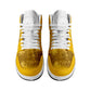 Buffalo Soldier High Sneakers AJ1 African American Heroes - Yellow - African Pride