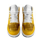 Buffalo Soldier High Sneakers AJ1 African American Heroes - Yellow LT15