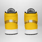 Buffalo Soldier High Sneakers AJ1 African American Heroes - Yellow LT15