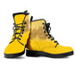 Buffalo Soldier Leather Boots African American Heroes - Yellow - African Pride