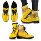 Buffalo Soldier Leather Boots African American Heroes - Yellow - African Pride