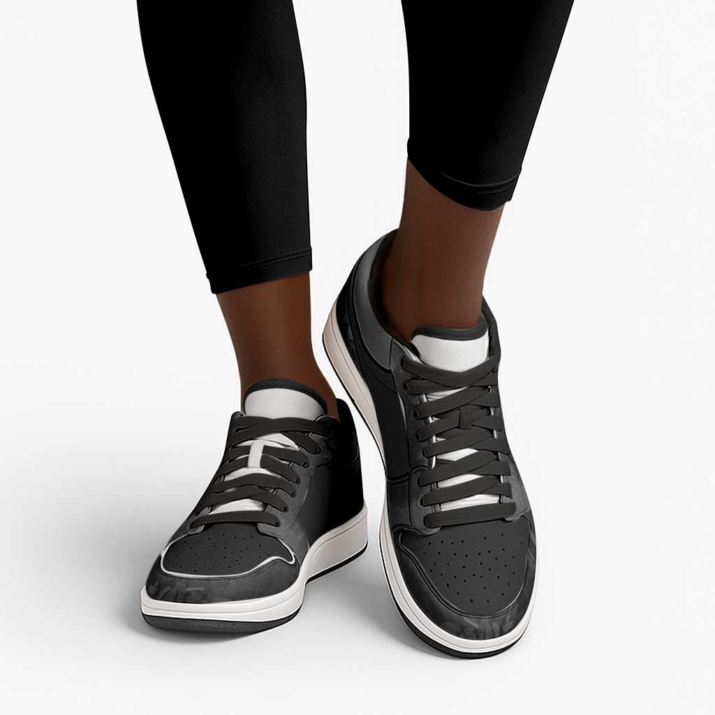 Buffalo Soldier Low Sneakers African American Heroes - Black - African Pride