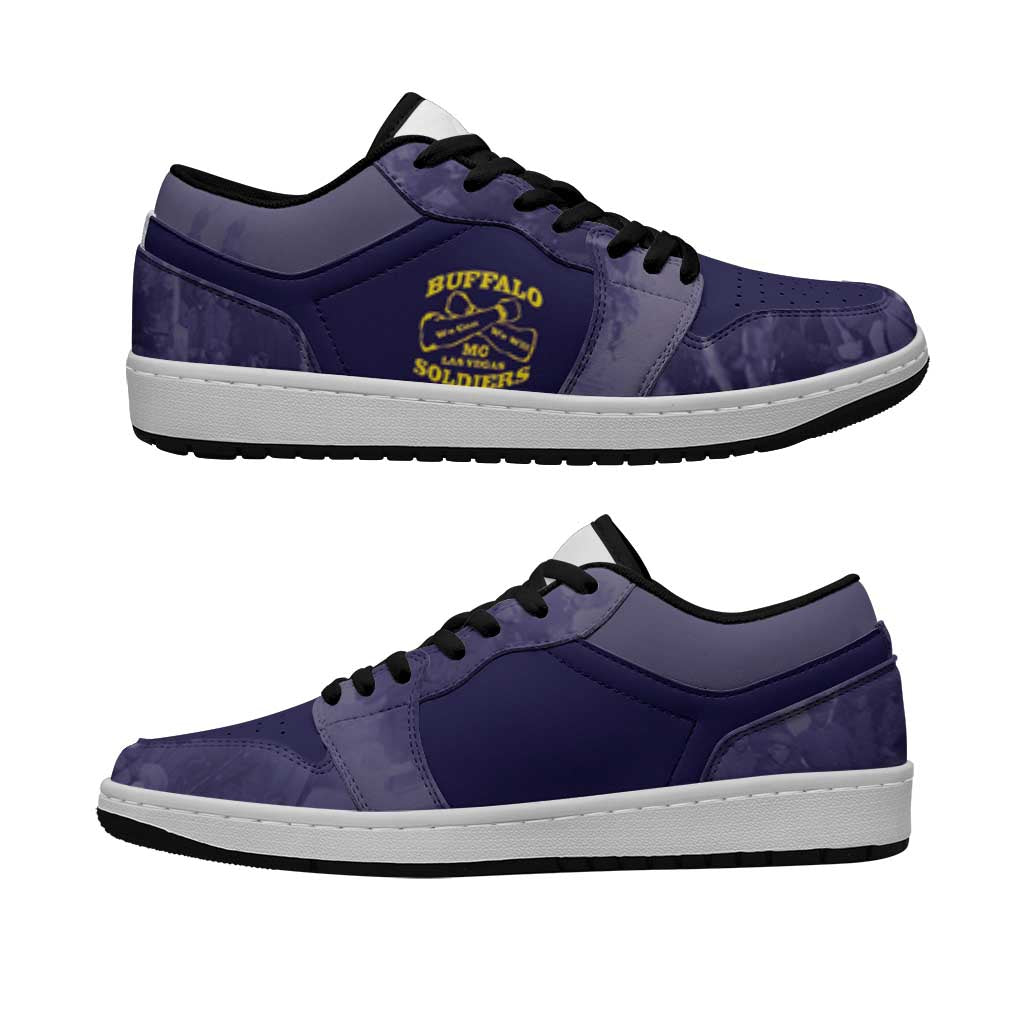 Buffalo Soldier Low Sneakers African American Heroes - Navy Blue LT15
