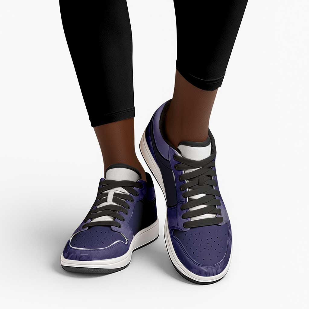 Buffalo Soldier Low Sneakers African American Heroes - Navy Blue - African Pride