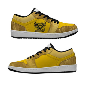 Buffalo Soldier Low Sneakers African American Heroes - Yellow - African Pride