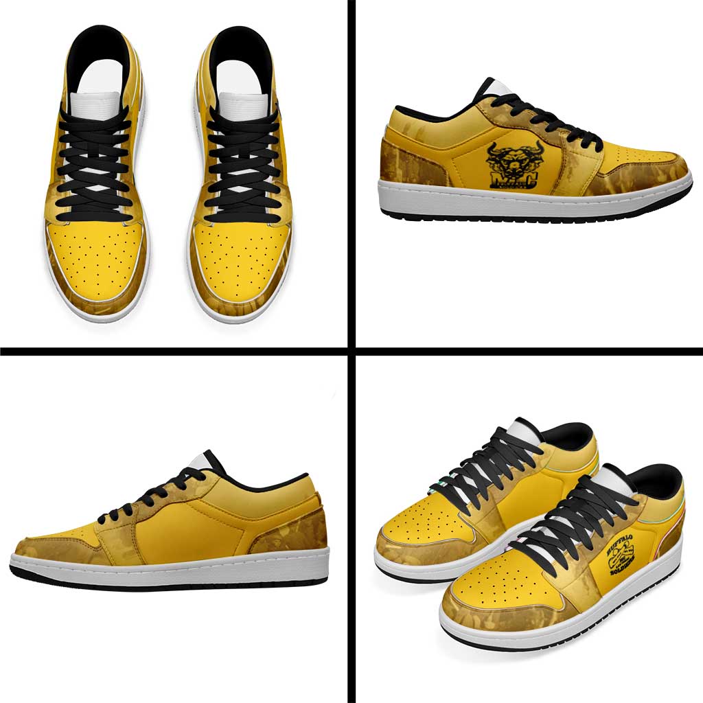 Buffalo Soldier Low Sneakers African American Heroes - Yellow - African Pride