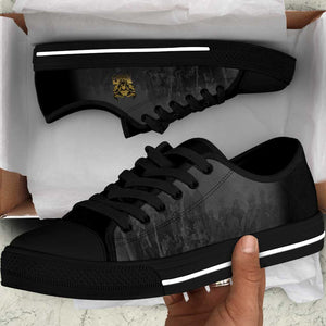 Buffalo Soldier Low Top Shoes African American Heroes - Black LT15