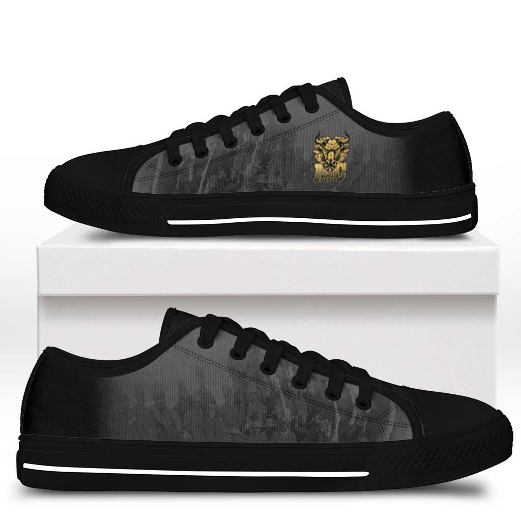 Buffalo Soldier Low Top Shoes African American Heroes - Black - African Pride