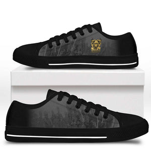 Buffalo Soldier Low Top Shoes African American Heroes - Black LT15