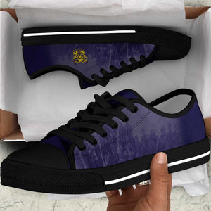 Buffalo Soldier Low Top Shoes African American Heroes - Navy Blue - African Pride