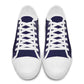 Buffalo Soldier Low Top Shoes African American Heroes - Navy Blue LT15