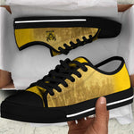 Buffalo Soldier Low Top Shoes African American Heroes - Yellow - African Pride