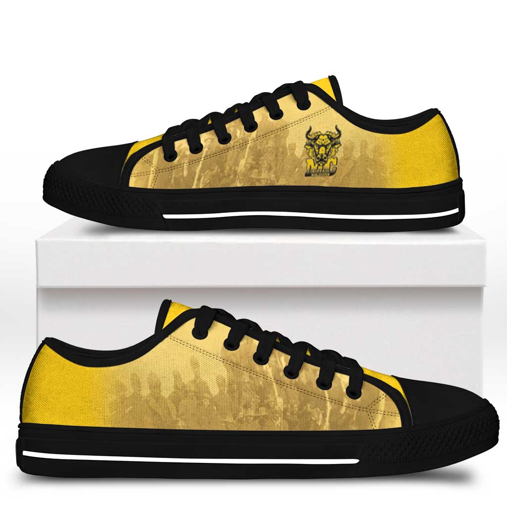 Buffalo Soldier Low Top Shoes African American Heroes - Yellow - African Pride