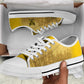 Buffalo Soldier Low Top Shoes African American Heroes - Yellow LT15