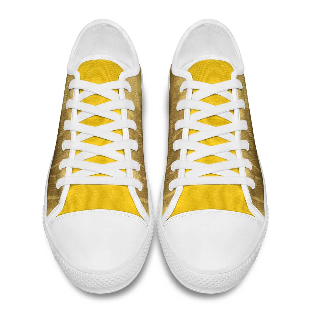 Buffalo Soldier Low Top Shoes African American Heroes - Yellow - African Pride