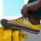 Buffalo Soldier Low Top Shoes African American Heroes - Yellow - African Pride