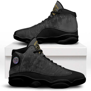 Buffalo Soldier Sneakers J13 African American Heroes - Black - African Pride