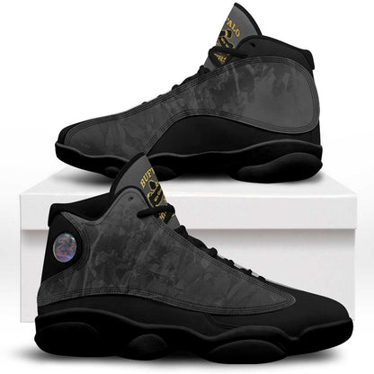 Buffalo Soldier Sneakers J13 African American Heroes - Black - African Pride