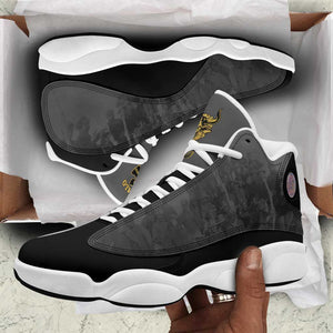 Buffalo Soldier Sneakers J13 African American Heroes - Black - African Pride