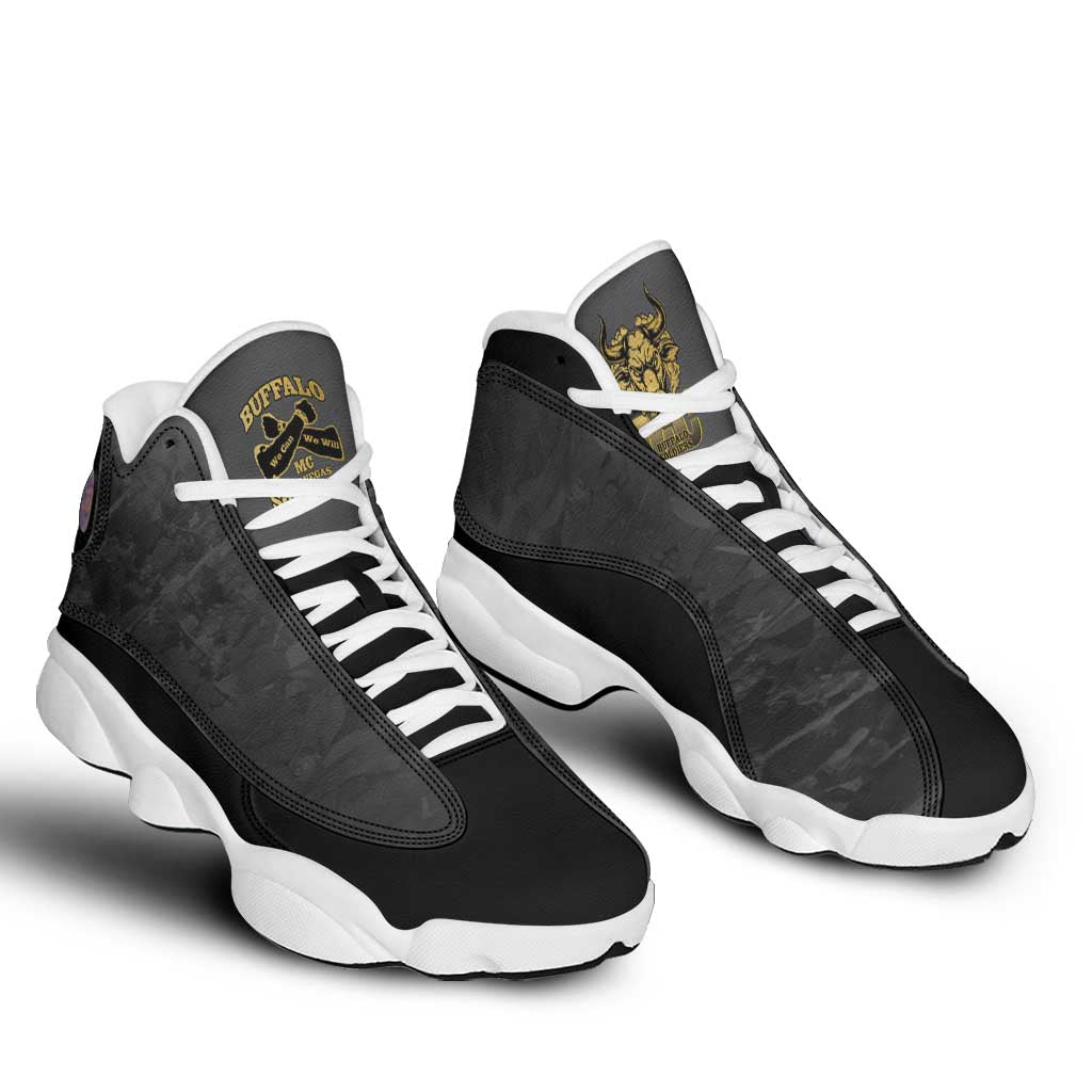 Buffalo Soldier Sneakers J13 African American Heroes - Black - African Pride