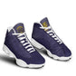 Buffalo Soldier Sneakers J13 African American Heroes - Navy Blue - African Pride