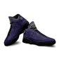 Buffalo Soldier Sneakers J13 African American Heroes - Navy Blue - African Pride