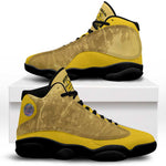 Buffalo Soldier Sneakers J13 African American Heroes - Yellow - African Pride