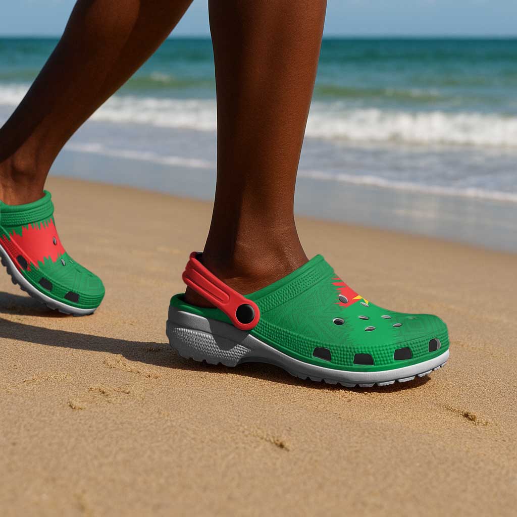 Burkina Faso Football Custom Clogs Shoes Go Stallions - African Pride