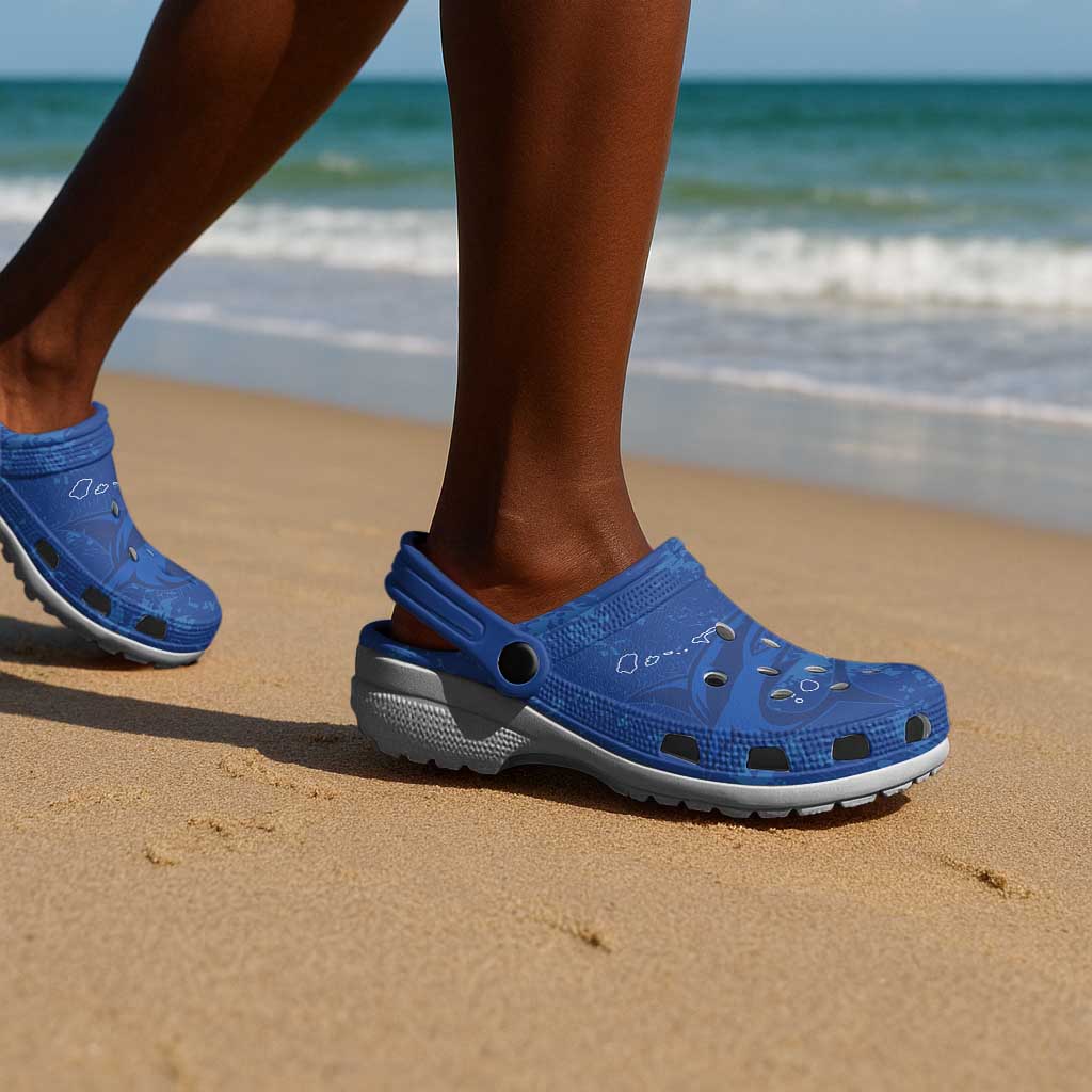 Cabo Verde Football Clogs Shoes Go Champions Tubaroes Azuis - African Pride