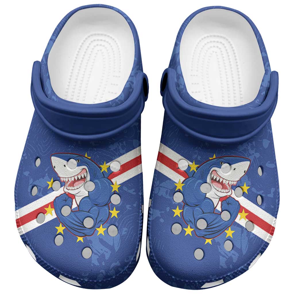 Cabo Verde Football Clogs Shoes Go Tubaroes Azuis - African Pride