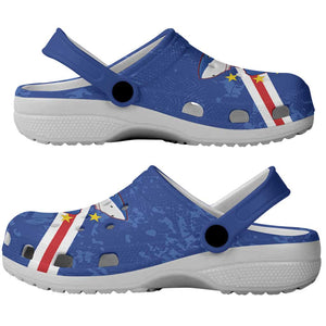 Cabo Verde Football Clogs Shoes Go Tubaroes Azuis - African Pride