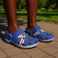 Cabo Verde Football Clogs Shoes Go Tubaroes Azuis - African Pride