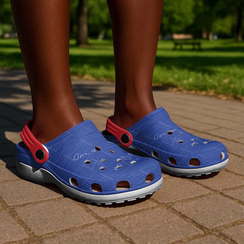 Cabo Verde Football Clogs Shoes Go Tubaroes Azuis Go - Blue - African Pride
