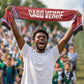 Cabo Verde Kopa di Mundu Soccer Scarf Atlantic Waves Red Edition