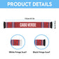 Cabo Verde Kopa di Mundu Soccer Scarf Atlantic Waves Red Edition