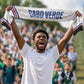 Cabo Verde Kopa di Mundu Soccer Scarf Atlantic Waves White Edition