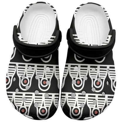 Cameroon Clogs Shoes Toghu Traditional Pattern - African Pride
