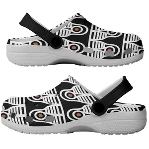 Cameroon Clogs Shoes Toghu Traditional Pattern - African Pride