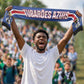 Cape Verde 2026 Football Soccer Scarf Come On Tubaroes Azuis