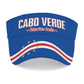 Cape Verde 2026 Football Sun Visor Cap Come On Tubaroes Azuis