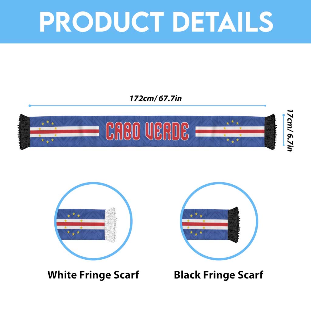 Cape Verde Atlantic Stars Personalized Soccer Scarf Football 2026 Supporter