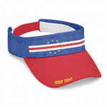 Cape Verde Atlantic Stars Personalized Sun Visor Cap Football 2026 Supporter
