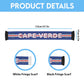 Cape Verde Football 2026 Soccer Scarf Flag Style