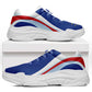 Cape Verde Football Chunky Sneakers Flag-Inspired Curve Style