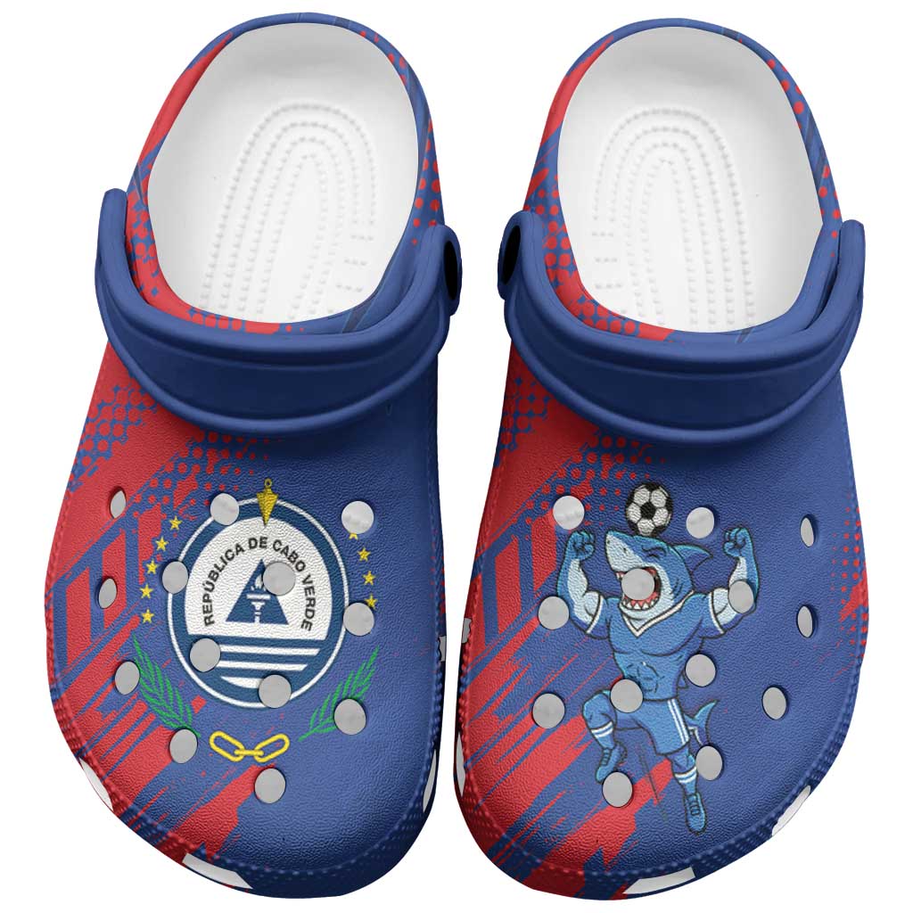 Cape Verde Football Clogs Shoes Blue Sharks - Pride of the Islands - African Pride