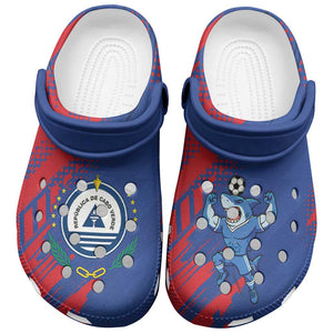 Cape Verde Football Clogs Shoes Blue Sharks - Pride of the Islands - African Pride
